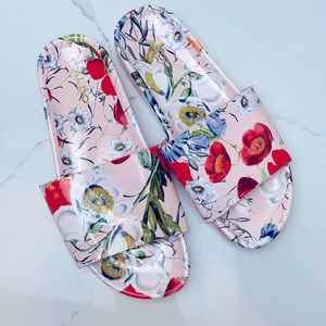 ALDO floral SLIDE SANDAL